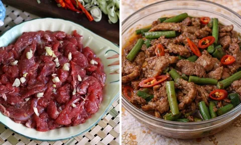 Mẹo xào thịt bò mềm tan, núng nính, không có mùi gây