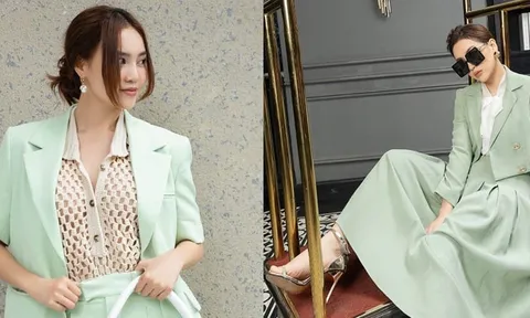 Xanh bạc hà: gam màu “giải nhiệt” phong cách được yêu thích nhất mùa hè