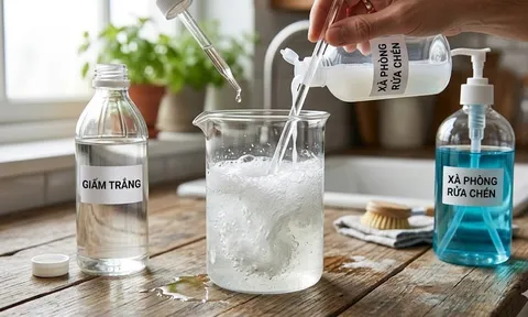 Giấm trắng trộn xà phòng: "Vũ khí bí mật" giải quyết mọi vết bẩn cứng đầu trong nhà