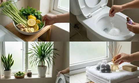 Mẹo khử tận gốc mùi hôi nhà vệ sinh ngày hè không tốn một xu
