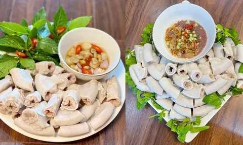 Mẹo luộc lòng lợn không hôi, không dai, trắng giòn sần sật