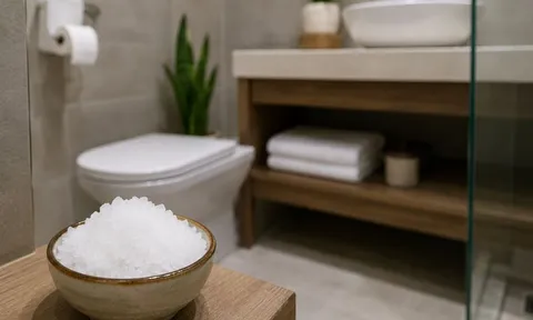 Vì sao nên đặt một bát muối trong nhà tắm, nhà vệ sinh? Nhiều người làm theo và thu nhiều lợi ích