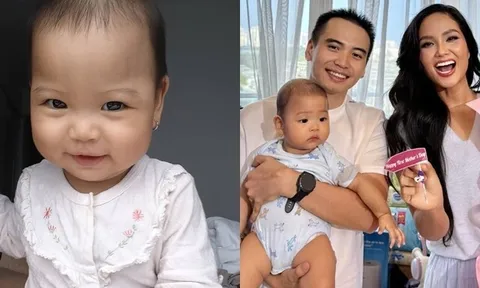 H'Hen Niê đưa con gái cưng đi công tác nước ngoài, em bé Ê Đê hiểu chuyện, có loạt biểu cảm chuẩn "con nhà nòi"