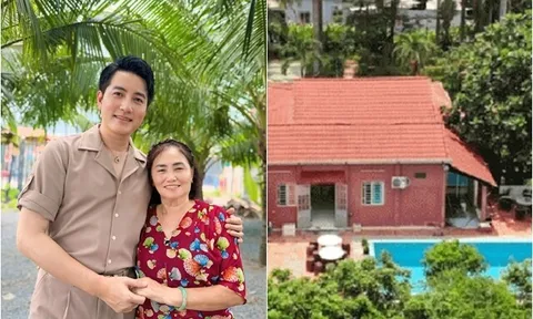 Diện mạo người mẹ làm công nhân của Nguyễn Phi Hùng, nuôi con thành tài có biệt thự 3.000m2