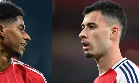 MU gạ Arsenal đổi Rashford lấy Martinelli