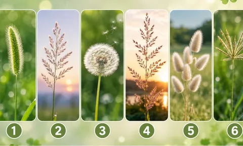 Quiz: Chọn 1 bông cỏ để xem chỉ số may mắn của bạn sắp tới cao hay thấp