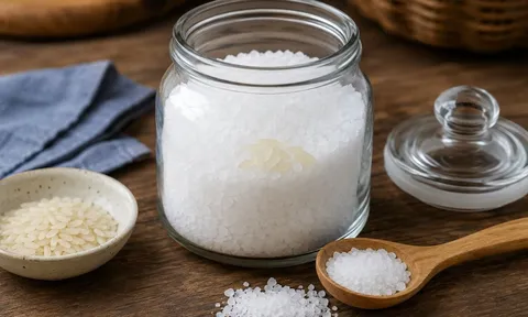 Tại sao nên bỏ vài hạt gạo vào lọ muối? Mẹo nhỏ giúp muối luôn khô tơi, dễ dùng