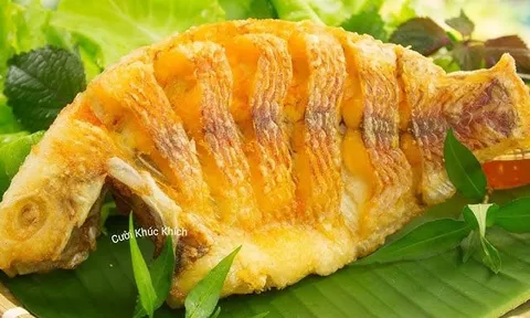 Thả thứ này vào rán cá món cá giòn tan, không lo dính chảo vỡ nát