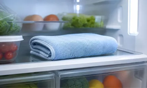 Vì sao người khôn ngoan luôn để một chiếc khăn trong tủ lạnh?