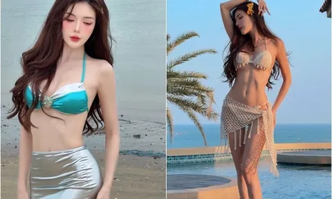 "Búp bê sống" thế hệ 9x nay thành mỹ nhân nóng bỏng, đường cong tuyệt đẹp khi diện bikini gợi cảm