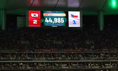 FIFA phản hồi tranh cãi về “khán giả ảo” trong trận Hàn Quốc - CH Séc
