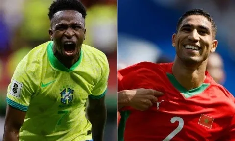 Hakimi gửi thông điệp cho Vini trước màn đại chiến Brazil và Ma-rốc
