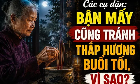 Các cụ dặn: Bận mấy cũng tránh thắp hương buổi tối, vì sao?
