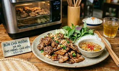 Cách làm chả nướng bằng nồi chiên không dầu mềm mọng, vàng óng mà không bị khô