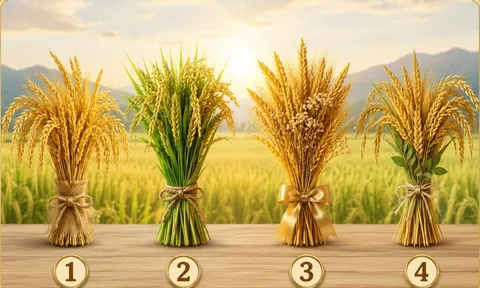 Chọn 1 bó lúa thích nhất: Tài vận của bạn đang đi lên hay đi xuống?