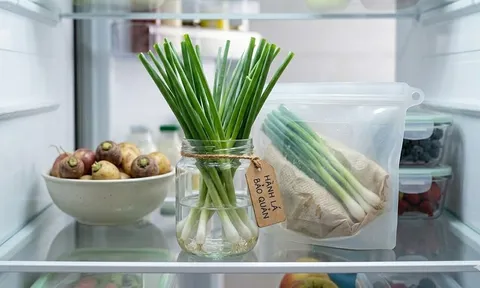 Mẹo bảo quản hành lá dùng cả năm: Giữ nguyên màu xanh, không lo thối nhũn