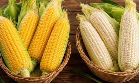 Ngô ngọt vàng và ngô nếp trắng, nên chọn loại nào?
