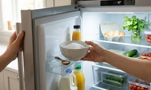 Vì sao nên để một bát muối trong tủ lạnh: Mẹo nhỏ thần kỳ giải quyết nỗi ám ảnh của mọi bà nội trợ