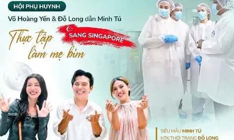Tưởng đi du lịch Singapore, bộ ba Võ Hoàng Yến - Đỗ Long - Minh Tú lại kéo nhau đi xem chiếc “két sắt sinh học” -196°C