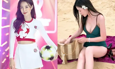 Hot girl Nóng cùng World Cup tuổi 20 bế bụng bầu đến trường, giờ diện đồ tắm khoe dáng sau sinh vạn người mê