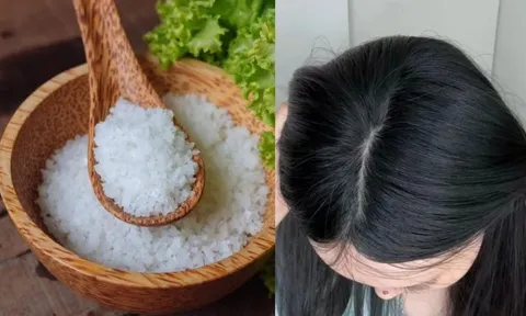 Cách gội đầu bằng nước muối giúp tóc không bết dầu, cả tuần vẫn bồng bềnh