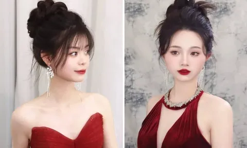 Chọn kiểu tóc búi phù hợp với từng dáng mặt để tôn nét đẹp tự nhiên