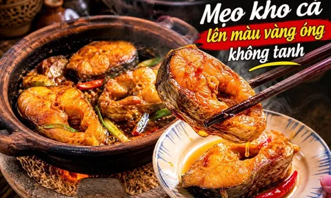 Mẹo kho cá lên màu vàng óng, không tanh