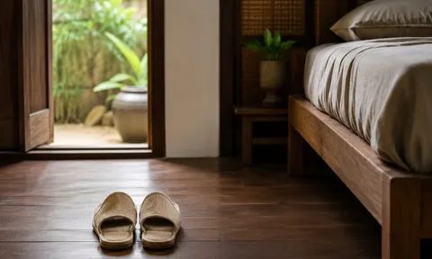 Vì sao người xưa dặn không để dép chĩa mũi vào nhà hoặc vào giường?