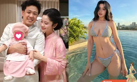 Mới đẻ con cho chồng thiếu gia, mỹ nhân Thanh Hóa nay khoe dáng với đồ tắm sexy, body mẹ một con mòn con mắt