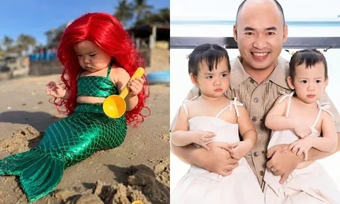 Sao Việt 24h: Ngô Thanh Vân thích thú khoe nàng tiên cá tròn xoe; Tiến Luật than nhớ 2 con gái sinh đôi khi đi xa