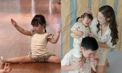 Hoa hậu Đỗ Mỹ Linh cho con gái đi học múa, "cây hài" của gia đình nay tạo dáng chuyên nghiệp như idol