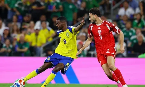 TRỰC TIẾP Thụy Điển 2-1 Tunisia (HT): Omar Rekik rút ngắn cách biệt