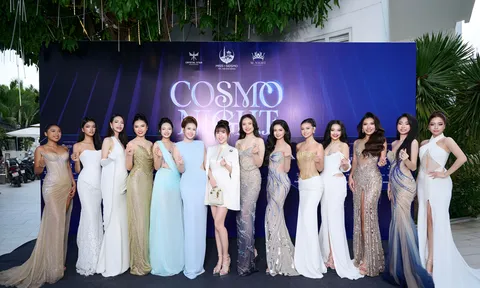 Nữ Chủ tịch Gen Z Phương Đài “chơi lớn” với bộ vương miện và tiara dành riêng cho Top 5 chung cuộc Miss Cosmo TP. HCM 2026