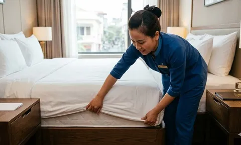 Tại sao khách sạn luôn "nhét" chặt chăn ga xuống đệm? Hóa ra không phải chỉ để cho đẹp!