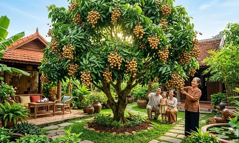 Trồng xoài hay nhãn trong sân nhà? Loại nào vừa cho bóng mát vừa dễ thu hoạch?