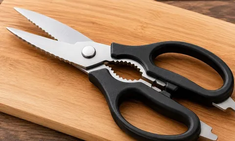 Vì sao kéo nhà bếp thường có phần răng cưa ở giữa tay cầm? Công dụng bất ngờ nhiều người chưa biết