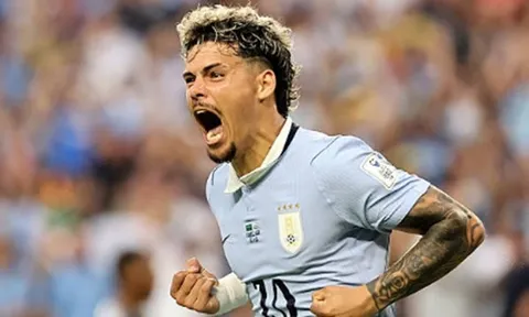 Maxi Araujo cứu Uruguay thoát thua Ả Rập Xê Út