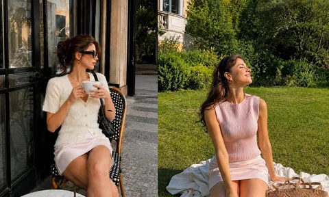 Chân váy hồng phấn – món đồ giúp phong cách mùa hè thêm thanh lịch và cuốn hút