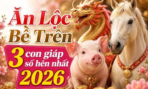 Ăn Lộc Bề Trên, 3 con giáp số hên nhất 2026