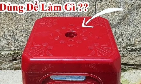 Tại sao trên ghế nhựa thường có một lỗ tròn?