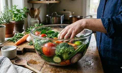 Rửa rau chỉ với nước là chưa đủ: 5 mẹo "đánh bay" sạch thuốc trừ sâu, độc tố trong một nốt nhạc