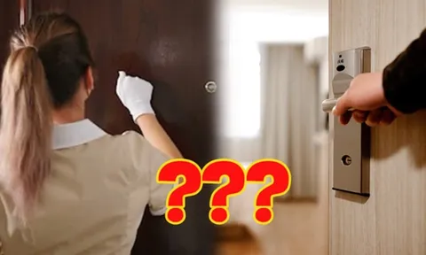 Tại sao bạn phải 'gõ cửa 3 lần' khi nhận phòng khách sạn?