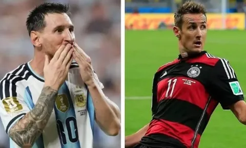 Messi cân bằng kỷ lục của Klose trong lịch sử World Cup