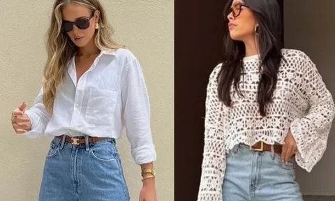 Cách phối quần jeans ống rộng giúp tôn dáng, che khuyết điểm và nâng tầm phong cách năm 2026