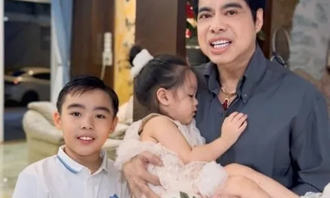 Danh ca Ngọc Sơn bất ngờkhoe con trai và con gái
