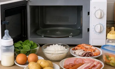 Những thứ không nên hâm nóng bằng lò vi sóng