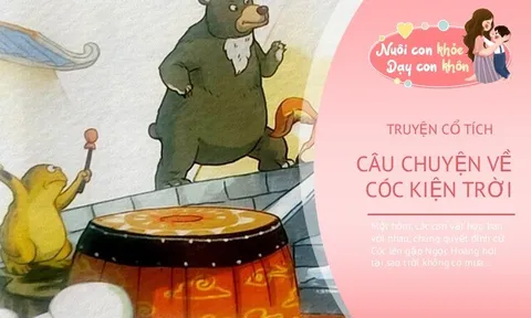 Truyện cổ tích: Cóc kiện trời