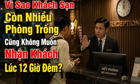 Vì sao khách sạn thừa phòng cũng không nhận khách 12h đêm?
