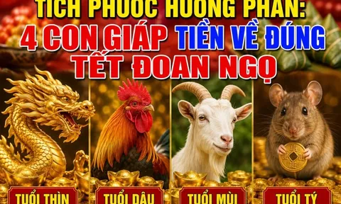 Tích Phước Hưởng Phần: 4 con giáp Tiền về đúng tết Đoan Ngọ