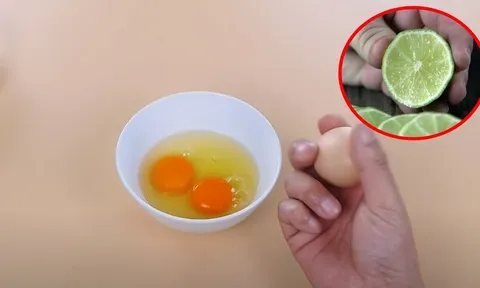 Tại sao bạn nên vắt chanh vào trứng trước khi rán?